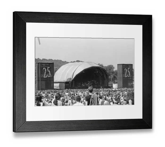 Framed Print : Glastonbury Festival 1995. The 25th Anniversary of the Glastonbury Festival Framed Print : Glastonbury Festival 1995. The 25th Anniversary of the Glastonbury Festival
