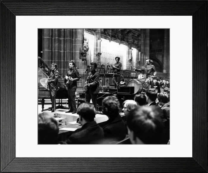 Framed Print : The Joystrings, a beat group formed in the Salvation Army Framed Print : The Joystrings, a beat group formed in the Salvation Army