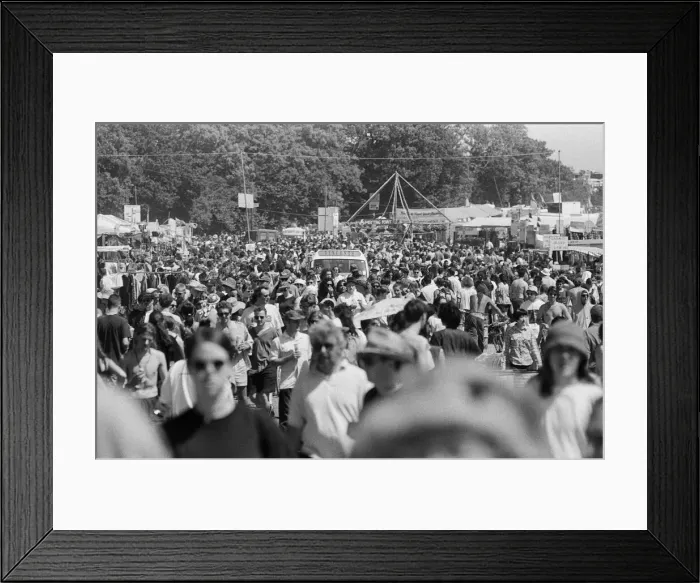 Framed Print : Glastonbury Festival 1995. The 25th Anniversary of the Glastonbury Festival Framed Print : Glastonbury Festival 1995. The 25th Anniversary of the Glastonbury Festival