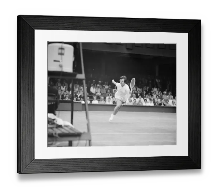 Framed Print : 1962 Wimbledon Championships at the All England Lawn Tennis and Croquet Club in Wimbledon