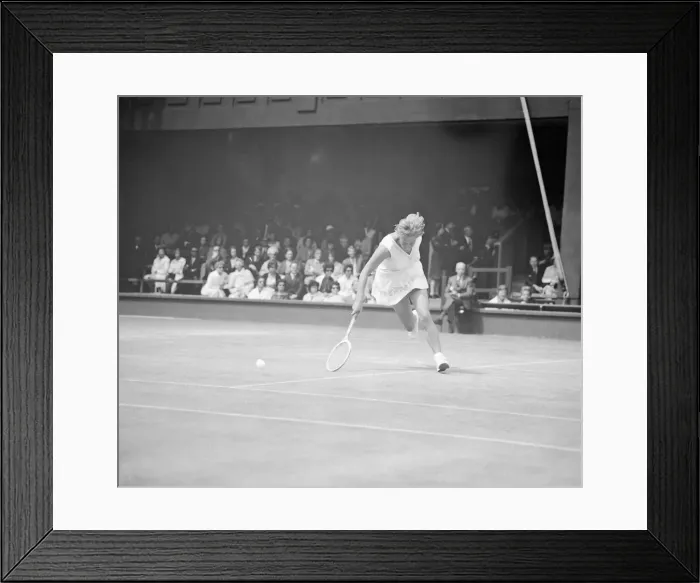 Framed Print : 1962 Wimbledon Championships at the All England Lawn Tennis and Croquet Club in Wimbledon