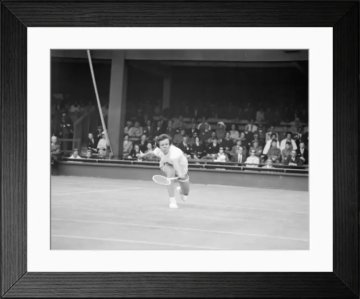 Framed Print : 1962 Wimbledon Championships at the All England Lawn Tennis and Croquet Club in Wimbledon Framed Print : 1962 Wimbledon Championships at the All England Lawn Tennis and Croquet Club in Wimbledon