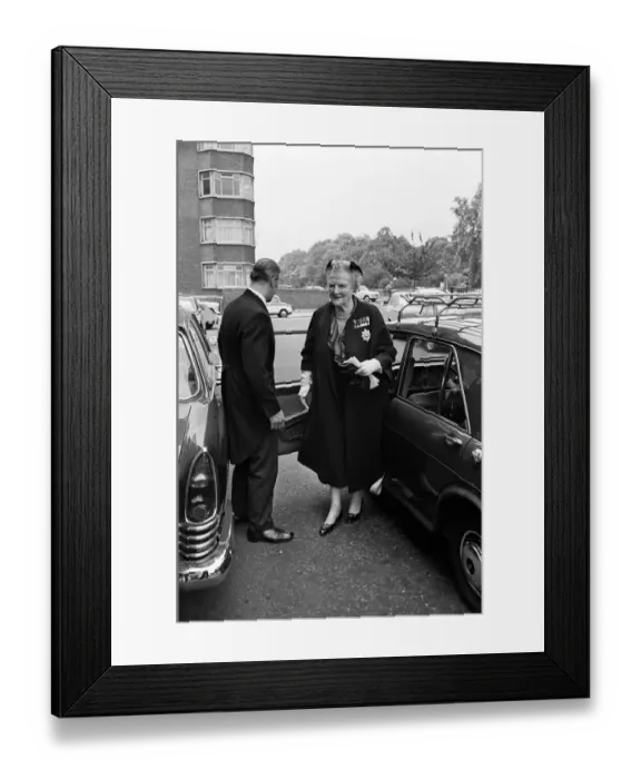 Framed Print : Lady Churchill, wife of the late Sir Winston Churchill. 23rd June 1967 Framed Print : Lady Churchill, wife of the late Sir Winston Churchill. 23rd June 1967