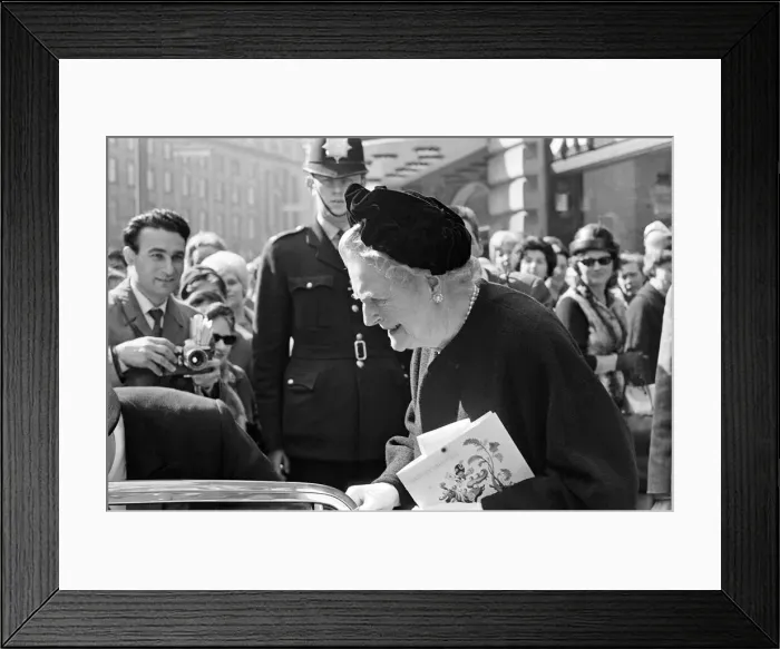 Framed Print : Lady Churchill on her 80th birthday. 1st April 1965 Framed Print : Lady Churchill on her 80th birthday. 1st April 1965