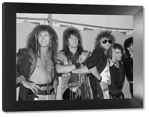Bon Jovi pictured at Monsters of Rock, Castle Donington