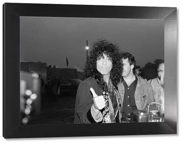 Paul Stanley pictured at Monsters of Rock, Castle Donington. 22nd August 1987
