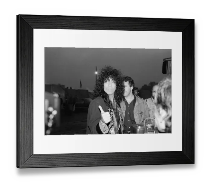 Framed Print : Paul Stanley pictured at Monsters of Rock, Castle Donington. 22nd August 1987