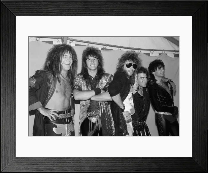 Framed Print : Bon Jovi pictured at Monsters of Rock, Castle Donington Framed Print : Bon Jovi pictured at Monsters of Rock, Castle Donington