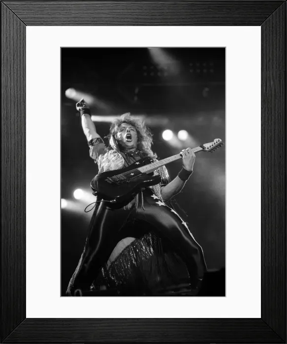 Framed Print : Bon Jovi performing at Monsters of Rock, Castle Donington. Pictured, Richie Sambora Framed Print : Bon Jovi performing at Monsters of Rock, Castle Donington. Pictured, Richie Sambora
