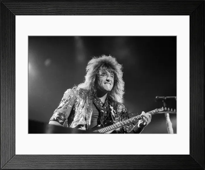 Framed Print : Bon Jovi performing at Monsters of Rock, Castle Donington. Pictured, Richie Sambora Framed Print : Bon Jovi performing at Monsters of Rock, Castle Donington. Pictured, Richie Sambora