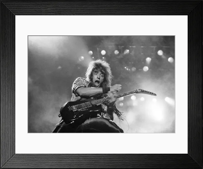 Framed Print : Bon Jovi performing at Monsters of Rock, Castle Donington. Pictured, Richie Sambora Framed Print : Bon Jovi performing at Monsters of Rock, Castle Donington. Pictured, Richie Sambora
