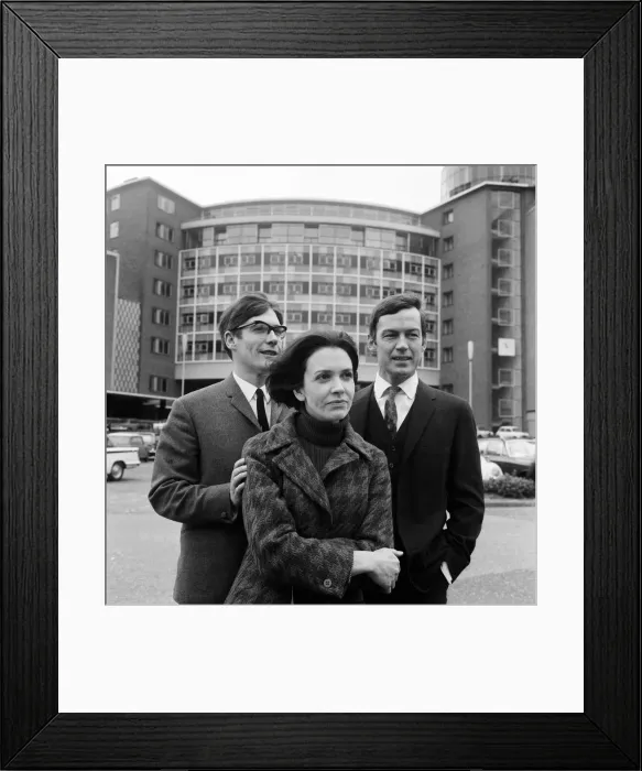 Framed Print : The Late Night Line-Up'team at the BBCs White City TV Centre