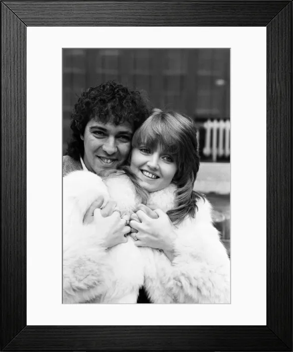 Framed Print : Linda Nolan, a member of the singing group The Nolans, announced her engagement today to Framed Print : Linda Nolan, a member of the singing group The Nolans, announced her engagement today to