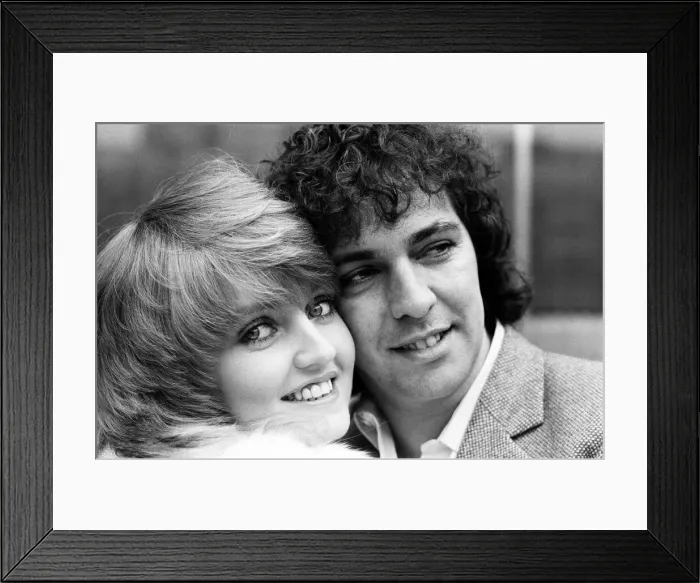 Framed Print : Linda Nolan, a member of the singing group The Nolans, announced her engagement today to Framed Print : Linda Nolan, a member of the singing group The Nolans, announced her engagement today to