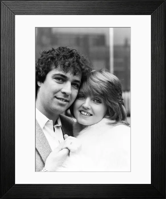 Framed Print : Linda Nolan, a member of the singing group The Nolans, announced her engagement today to Framed Print : Linda Nolan, a member of the singing group The Nolans, announced her engagement today to