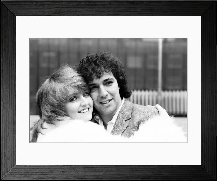 Framed Print : Linda Nolan, a member of the singing group The Nolans, announced her engagement today to Framed Print : Linda Nolan, a member of the singing group The Nolans, announced her engagement today to