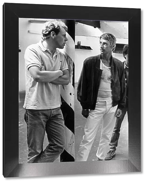 Mick Talbot (left) and Paul Weller (right) of The Style Council Pop group