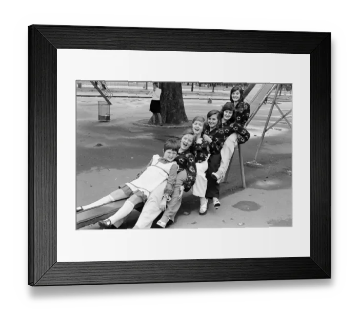 Framed Print : The Nolan sisters, Anne (23), Denise (22). Maureen (20), Linda (15)