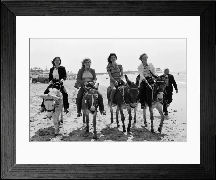 Framed Print : The Nolan sisters, who are appearing at the Winter Gardens Framed Print : The Nolan sisters, who are appearing at the Winter Gardens