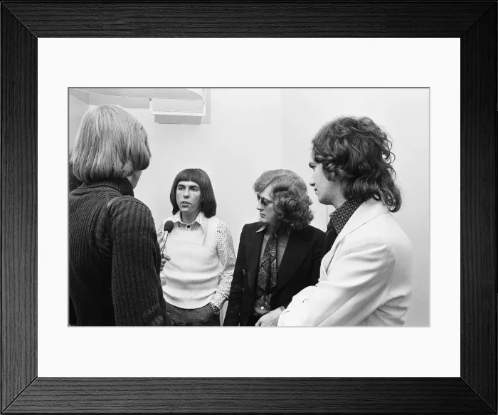 Framed Print : Slade are an English rock band from Wolverhampton. They rose to prominence during Framed Print : Slade are an English rock band from Wolverhampton. They rose to prominence during