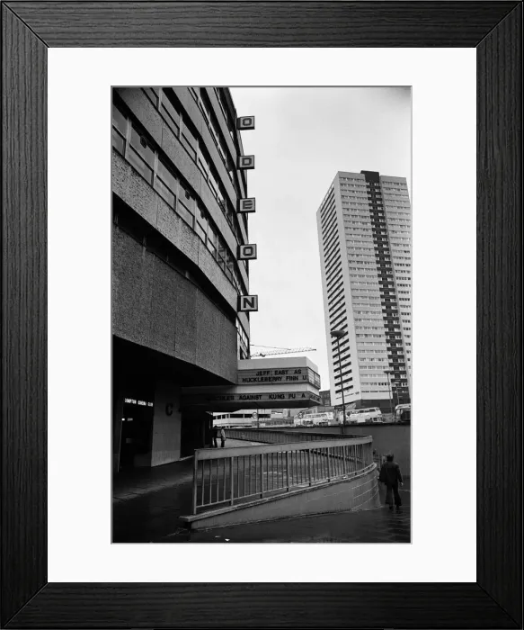 Framed Print : Cinemas in Birmingham. 31st July 1974 Framed Print : Cinemas in Birmingham. 31st July 1974