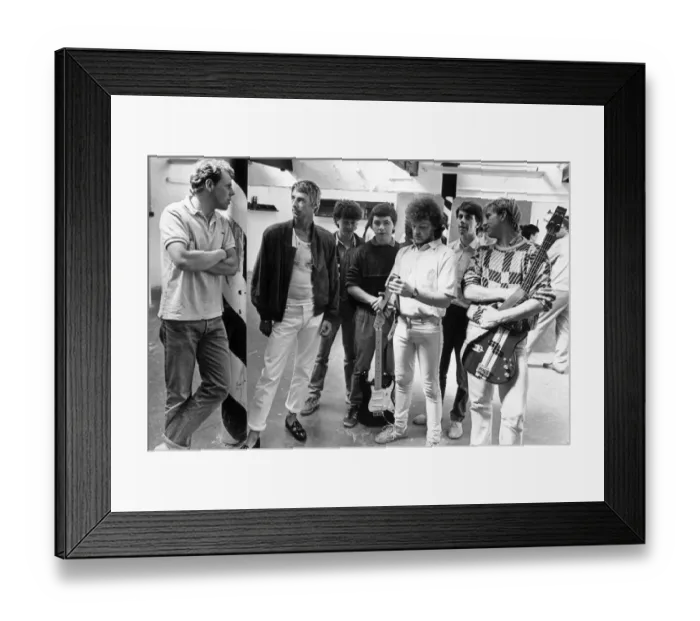 Framed Print : Mick Talbot (left) and Paul Weller (right) of The Style Council Pop group Framed Print : Mick Talbot (left) and Paul Weller (right) of The Style Council Pop group