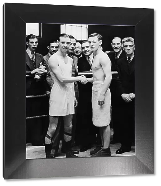 Nel Tarleton vs Johnny McGrory, British Feather Weight title fight held at Anfield