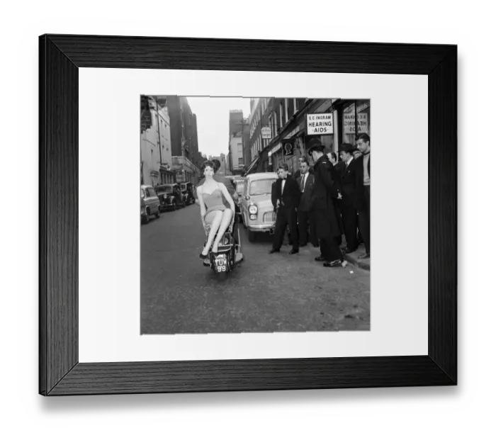 Framed Print : The first dress rehearsal for the May Fair 1957 which begins in London Framed Print : The first dress rehearsal for the May Fair 1957 which begins in London