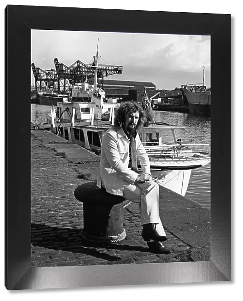Comedian Billy Connolly in Glasgow, Scotland, 3rd April 1975