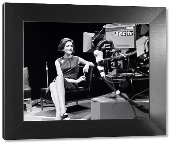New girl for BBC2, Interviewer Joan Bakewell pictured at the BBC TV Centre at White City