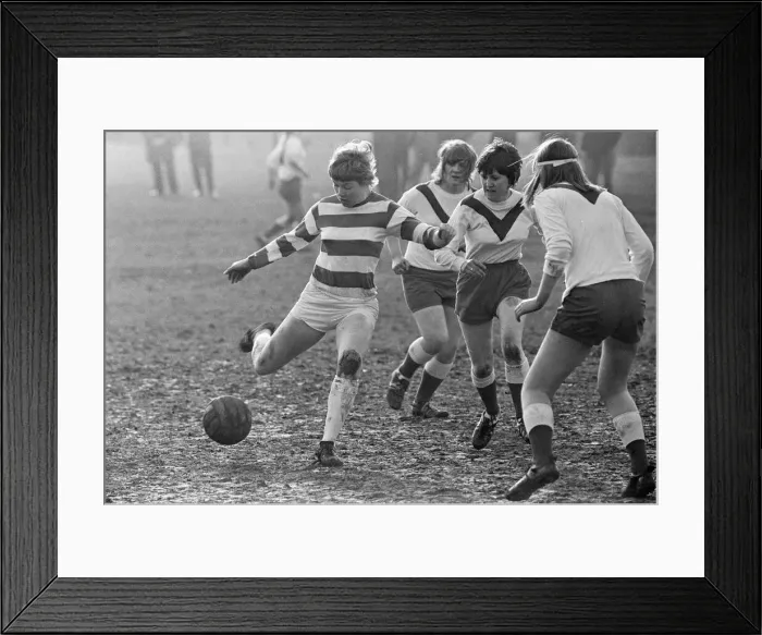 Framed Print : Rose Reilly, 16 from East Ayrshire Scotland, talented football player for Stewarton Framed Print : Rose Reilly, 16 from East Ayrshire Scotland, talented football player for Stewarton