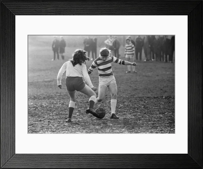 Framed Print : Rose Reilly, 16 from East Ayrshire Scotland, talented football player for Stewarton Framed Print : Rose Reilly, 16 from East Ayrshire Scotland, talented football player for Stewarton