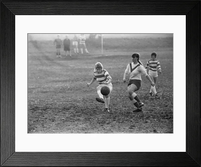Framed Print : Rose Reilly, 16 from East Ayrshire Scotland, talented football player for Stewarton