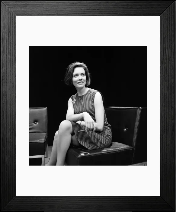 Framed Print : New girl for BBC2, Interviewer Joan Bakewell pictured at the BBC TV Centre at White City Framed Print : New girl for BBC2, Interviewer Joan Bakewell pictured at the BBC TV Centre at White City