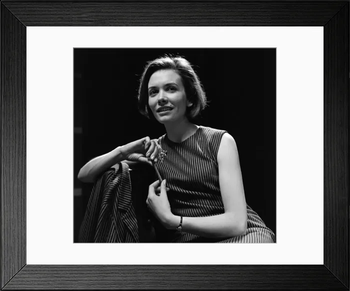 Framed Print : New girl for BBC2, Interviewer Joan Bakewell pictured at the BBC TV Centre at White City Framed Print : New girl for BBC2, Interviewer Joan Bakewell pictured at the BBC TV Centre at White City