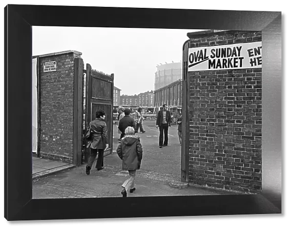 The Oval Sunday Market Circa May 1970