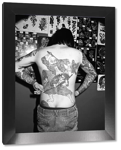 The work of tattooist George Bone. March 1977