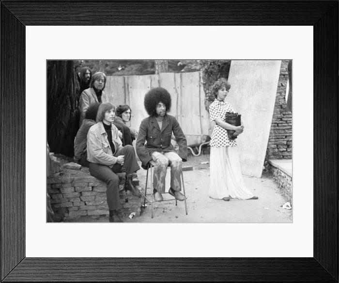 Framed Print : Cannon Hill Park New People Concert. 31st August 1969. They came quietly into the park Framed Print : Cannon Hill Park New People Concert. 31st August 1969. They came quietly into the park