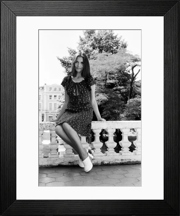 Framed Print : Joan Bakewell in London. 23rd June 1973