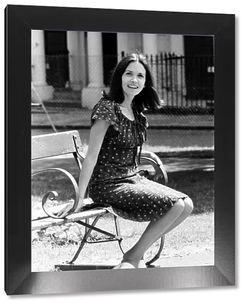 Joan Bakewell in London. 23rd June 1973