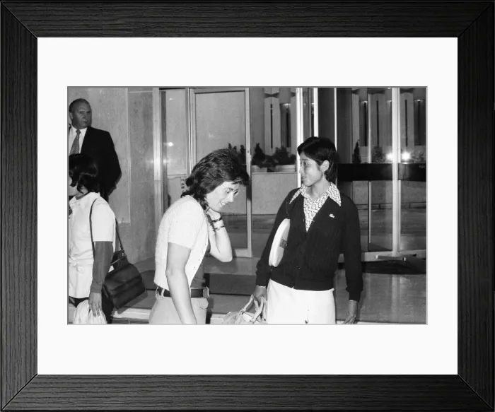 Framed Print : Womens Tennis Association is formed by Women Tennis Players during a private meeting