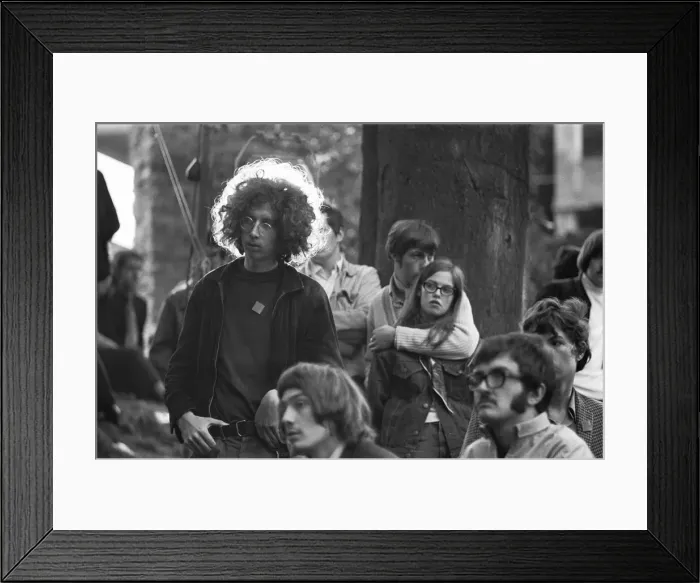 Framed Print : Cannon Hill Park New People Concert. 31st August 1969. They came quietly into the park Framed Print : Cannon Hill Park New People Concert. 31st August 1969. They came quietly into the park