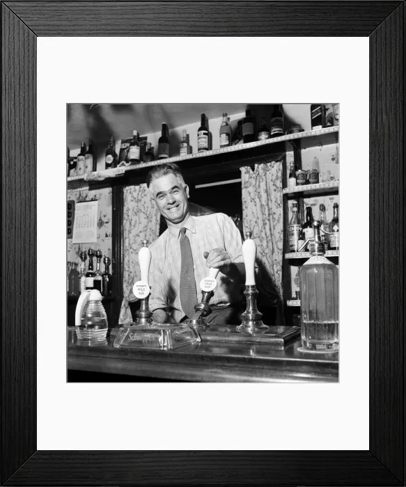 Framed Print : Views in the Essex village of Latchingdon. Nick Carter, landlord of the Red Lion Framed Print : Views in the Essex village of Latchingdon. Nick Carter, landlord of the Red Lion
