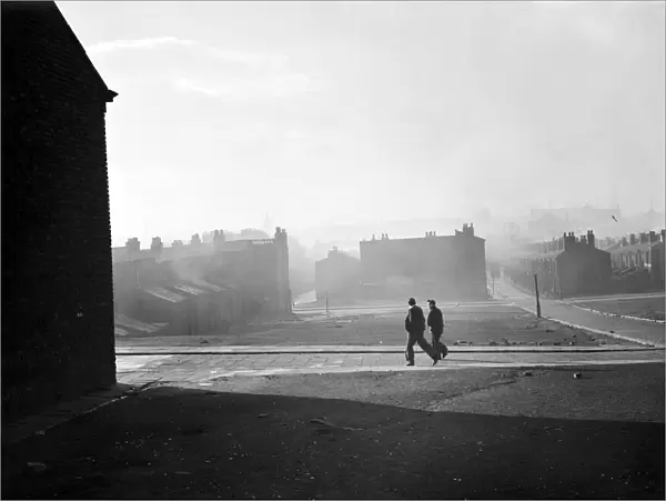 The streets of Liverpool, Merseyside. 22nd November 1949
