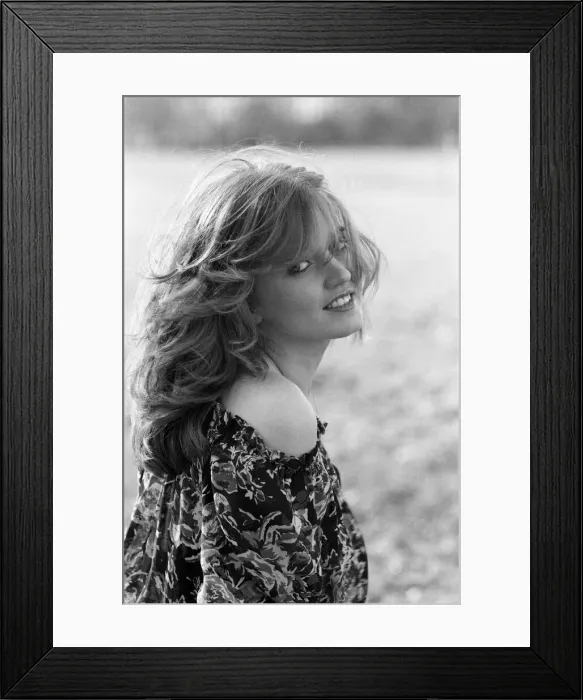 Framed Print : Linda Nolan, of the Nolan Sisters, took in the sunshine in Hyde Park today Framed Print : Linda Nolan, of the Nolan Sisters, took in the sunshine in Hyde Park today