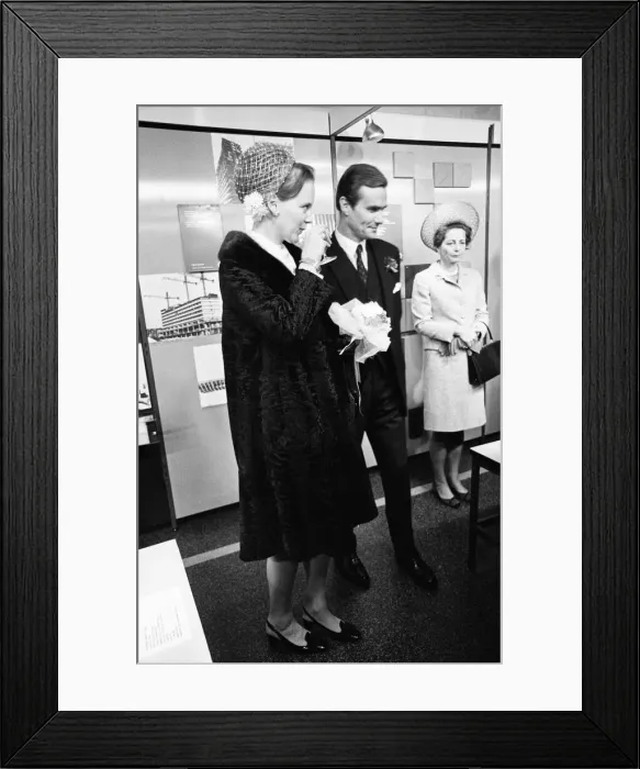 Framed Print : Princess Margrethe of Denmark visiting the Danish Food Centre in Manchester Framed Print : Princess Margrethe of Denmark visiting the Danish Food Centre in Manchester