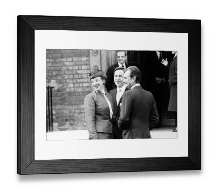Framed Print : King Constantines daughter, Theodora, is Christened in Bayswater in the Greek Framed Print : King Constantines daughter, Theodora, is Christened in Bayswater in the Greek