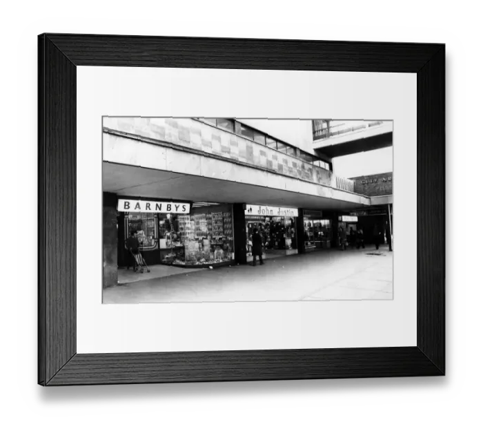 Framed Print : Barnbys toy shop, Coventry. 11th February 1980 Framed Print : Barnbys toy shop, Coventry. 11th February 1980