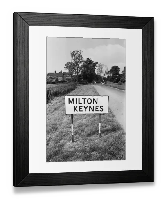 Framed Print : Milton Keynes, June 1967. Milton Keynes, locally abbreviated to MK Framed Print : Milton Keynes, June 1967. Milton Keynes, locally abbreviated to MK