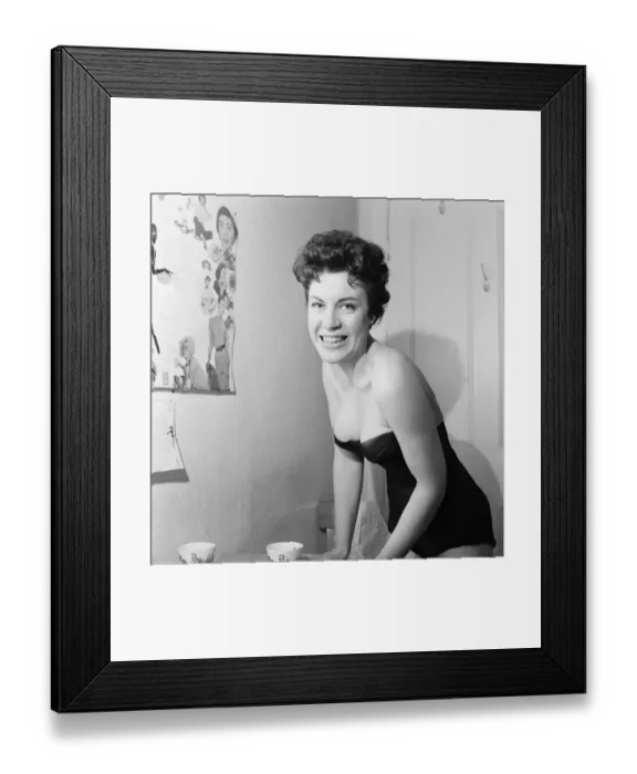Framed Print : Valerie Gaunt, British actress, will be starring in her first film